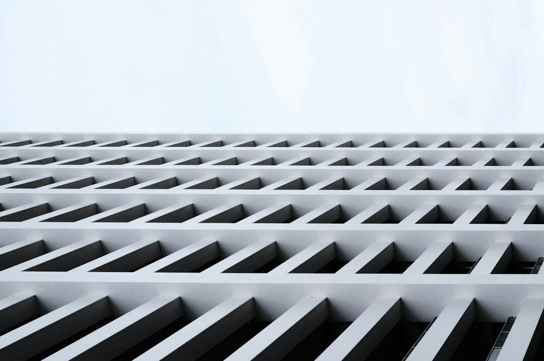 Server room with rows of data racks
